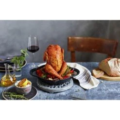 Staub Kippenbrader 24 Cm, Zwart -Keuken Kortingswinkel 000016749