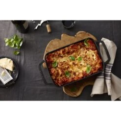 Staub Ovenschaal 30 Cm, Rechthoekig, Zwart -Keuken Kortingswinkel 000018009