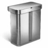 Simplehuman Afvalemmers - Afvalemmer Met Spraak- En Bewegingssensor En Twee Compartimenten, 58 L, Gebrosteld Rvs ST2036 -Keuken Kortingswinkel 00cb9bf63b2c61c898522099