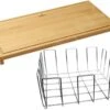 Villeroy & Boch Toebehoren - Set Van Snijplank En Draadmand, Beukenhout/rvs 8K140000 -Keuken Kortingswinkel 011a92a66126bc62c5717811