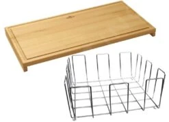 Villeroy & Boch Toebehoren - Set Van Snijplank En Draadmand, Beukenhout/rvs 8K140000