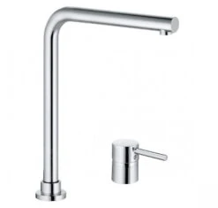 Kludi L-ine - Eengreeps Keukenkraan, 2-gats, Chroom 428540577