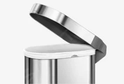 Simplehuman Afvalemmers - Afvalbak Slim 45 L, Gebrosteld Rvs CW2044 -Keuken Kortingswinkel 0ae40268a1388d366df97fff
