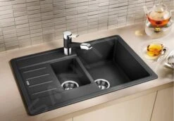 Blanco Legra 6 - Silgranit Spoelbak, 780x500 Mm, Compact, Zwart 526085 -Keuken Kortingswinkel 0d657be9aac6e77849fc7582