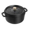 Staub Gietijzeren Braadpan 24 Cm / 3,8 L, Rond, Zwart -Keuken Kortingswinkel 1003195 3