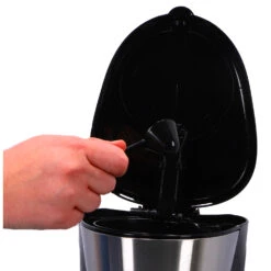 Inventum Koffiezetter 1.25l Zwart/rvs 10 Kopjes -Keuken Kortingswinkel 101 0855 4 1