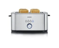 Severin Broodrooster Voor 4 Sneetjes XXL MetBagelfunctie AT 2512 -Keuken Kortingswinkel 101 2512 3 1