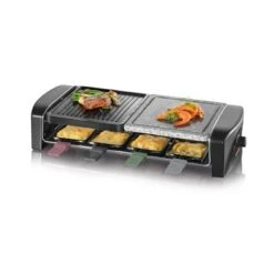 Severin Gourmet En Raclette-grill MetNatuurgrillsteen 8-persoons RG 9645 -Keuken Kortingswinkel 101 3699 4 1