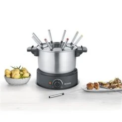 Severin Fondue 1500W 8-persoons Zwart FO 2470 -Keuken Kortingswinkel 101 6903 5 1