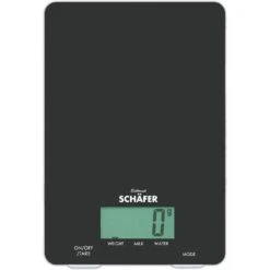 Schäfer Digitale Keukenweegschaal 90664 Zwart