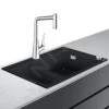 Hansgrohe Spoelbakken - Spoelbakset C51-F635-04 Select, Zwart Grafiet/chroom 43215000 -Keuken Kortingswinkel 1160eb77d8c227e6cb3974ca
