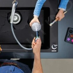 Hansgrohe Spoelbakken - Spoelbakset C51-F450-08 Spoelbak, Grafiet Zwart+keukenkraan, Chroom 43219000 -Keuken Kortingswinkel 1933dd721cd6f45625776f21 2