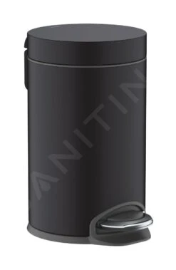 Hansgrohe AddStoris - Afvalemmer 3 L, Soft Close, Mat Zwart 41775670