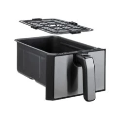 Inventum Hetelucht Friteuse Dubbel 2x 4 L Rvs/ Zwart 1700W -Keuken Kortingswinkel 210 4299 4 1