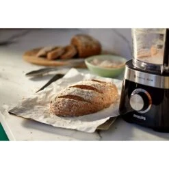 Philips Keukenmachine HR7530/10 Viva 850W Zwart/RVS -Keuken Kortingswinkel 212 5011 4