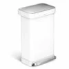Simplehuman Afvalemmers - Afvalbak Met Zakenhouder, 45 L, Wit CW2027 -Keuken Kortingswinkel 259e3e76c63e1b16f1d325ff