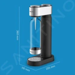 Philips GoZero - Sodamaker Viva Met Toebehoren, Zwart ADD4902BK/10 -Keuken Kortingswinkel 30fafca5883168345e85a68a