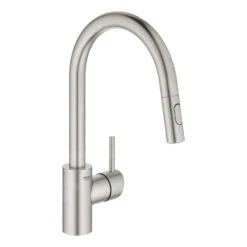 Grohe Concetto - Keukenkraan Met Uittrekbare Handdouche, Supersteel 31483DC2