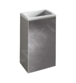 Keuco Collection Moll - Open Afvalemmer, Wandbevestiging, Antraciet/chroom 12788010001