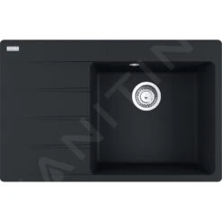 Franke Centro - Fragraniet Spoelbak CNG 611-78 TL/7, 780x500 Mm, Mat Zwart 114.0637.506