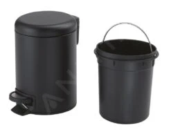 Sapho Gedy Badkameraccessoires - Potty Prullenbak 3l, SoftClose, Mat Zwart 320914 -Keuken Kortingswinkel 3ff196d6d2727bc22fec2939