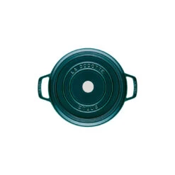 Staub Gietijzeren Braadpan 28 Cm / 6,75 L, Rond, La-mer -Keuken Kortingswinkel 40501 115 0 3