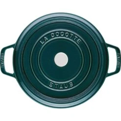 Staub Gietijzeren Braadpan 28 Cm / 6,75 L, Rond, La-mer -Keuken Kortingswinkel 40501115 3