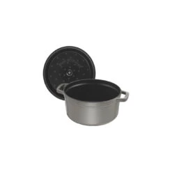 Staub Gietijzeren Braadpan 18 Cm / 1,7 L, Rond, Grafietgrijs -Keuken Kortingswinkel 40509 304 0 5 2