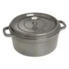 Staub Gietijzeren Braadpan 28 Cm / 6,75 L, Rond, Grafietgrijs -Keuken Kortingswinkel 40509 314 0 1