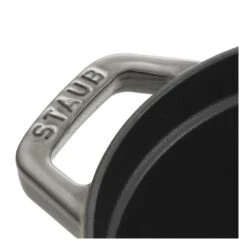 Staub Gietijzeren Braadpan 29 Cm / 4,25 L, Ovaal, Grafietgrijs -Keuken Kortingswinkel 40509 317 0 3