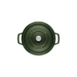 Staub Gietijzeren Braadpan 26 Cm / 5,25 L, Rond, Basilicum -Keuken Kortingswinkel 40509 354 0 2