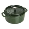 Staub Gietijzeren Braadpan 26 Cm / 5,25 L, Rond, Basilicum -Keuken Kortingswinkel 40509 356 0 1