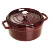Staub Gietijzeren Braadpan 26 Cm / 5,25 L, Rond, Grenadine Rood -Keuken Kortingswinkel 40509 357 0 1