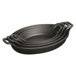 Staub Ovenschaal 28 Cm, Ovaal, Zwart -Keuken Kortingswinkel 40509 391 0 2