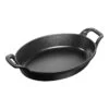 Staub Ovenschaal 24 Cm, Ovaal, Zwart -Keuken Kortingswinkel 40509 393 0 1