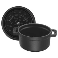 Staub Gietijzeren Braadpan 12 Cm / 400 Ml, Rond, Zwart -Keuken Kortingswinkel 40509 471 0 000000882