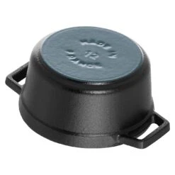 Staub Gietijzeren Braadpan 12 Cm / 400 Ml, Rond, Zwart -Keuken Kortingswinkel 40509 471 0 000000884