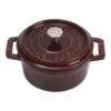 Staub Mini Braadpan 10 Cm / 250 Ml, Rond, Grenadine Rood -Keuken Kortingswinkel 40509 805 0 1