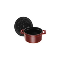 Staub Mini Braadpan 10 Cm / 250 Ml, Rond, Grenadine Rood -Keuken Kortingswinkel 40509 805 0 5