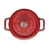 Staub Gietijzeren Braadpan 20 Cm / 2,2 L, Rond, Kersenrood -Keuken Kortingswinkel 40509 820 0 1