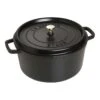 Staub Gietijzeren Braadpan 30 Cm / 8,4 L, Rond, Zwart -Keuken Kortingswinkel 40509 863 0 1