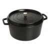 Staub Gietijzeren Braadpan 34 Cm / 12,5 L, Rond, Zwart -Keuken Kortingswinkel 40510 307 0 1