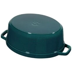 Staub Gietijzeren Braadpan 31 Cm / 5,5 L, Ovaal, La-mer -Keuken Kortingswinkel 40510 598 0 3