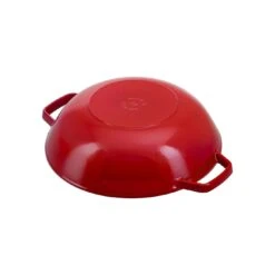 Staub Wok Met Glazen Deksel 30 Cm, Kersenrood -Keuken Kortingswinkel 40511 345 0 4