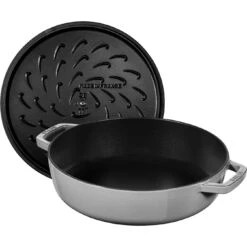 Staub Sauteerpan Chistera 24 Cm / 2,5 L, Grafietgrijs -Keuken Kortingswinkel 40511 471 0 3
