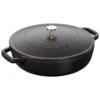 Staub Sauteerpan Chistera 28 Cm / 3,7 L, Zwart -Keuken Kortingswinkel 40511 472 0 1