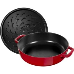 Staub Sauteerpan Chistera 28 Cm / 3,7 L, Kersenrood -Keuken Kortingswinkel 40511 474 0 2