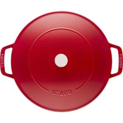 Staub Sauteerpan Chistera 24 Cm / 2,5 L, Kersenrood -Keuken Kortingswinkel 40511 474 0 5 1