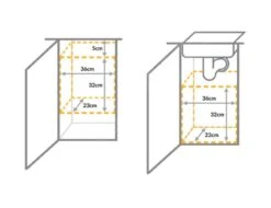 Simplehuman Afvalemmers - Inbouw Afvalbak 10 L CW1643 -Keuken Kortingswinkel 405f38d1ec5940353a87375b