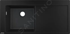 Hansgrohe Spoelbakken - Inbouwspoelbak Graniet S5110-F45, Zwart Grafiet 43330170